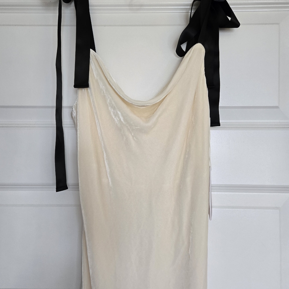 NWT Reformation Petites Nya Velvet Dress